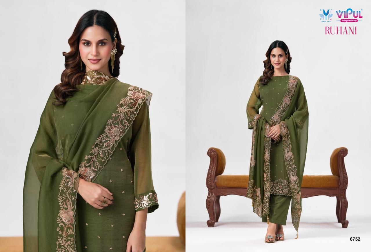 Vipul Ruhani catalog ludhiana design salwar kameez wholesale exporter