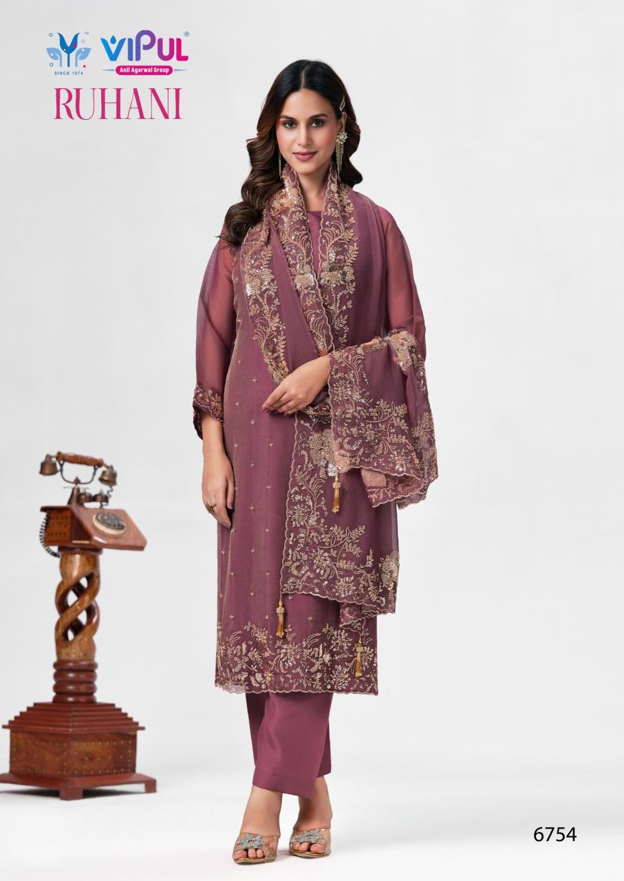 Vipul Ruhani catalog ludhiana design salwar kameez wholesale exporter