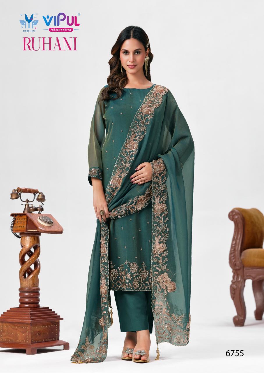 Vipul Ruhani catalog ludhiana design salwar kameez wholesale exporter