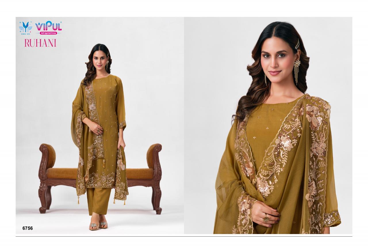 Vipul Ruhani catalog ludhiana design salwar kameez wholesale exporter