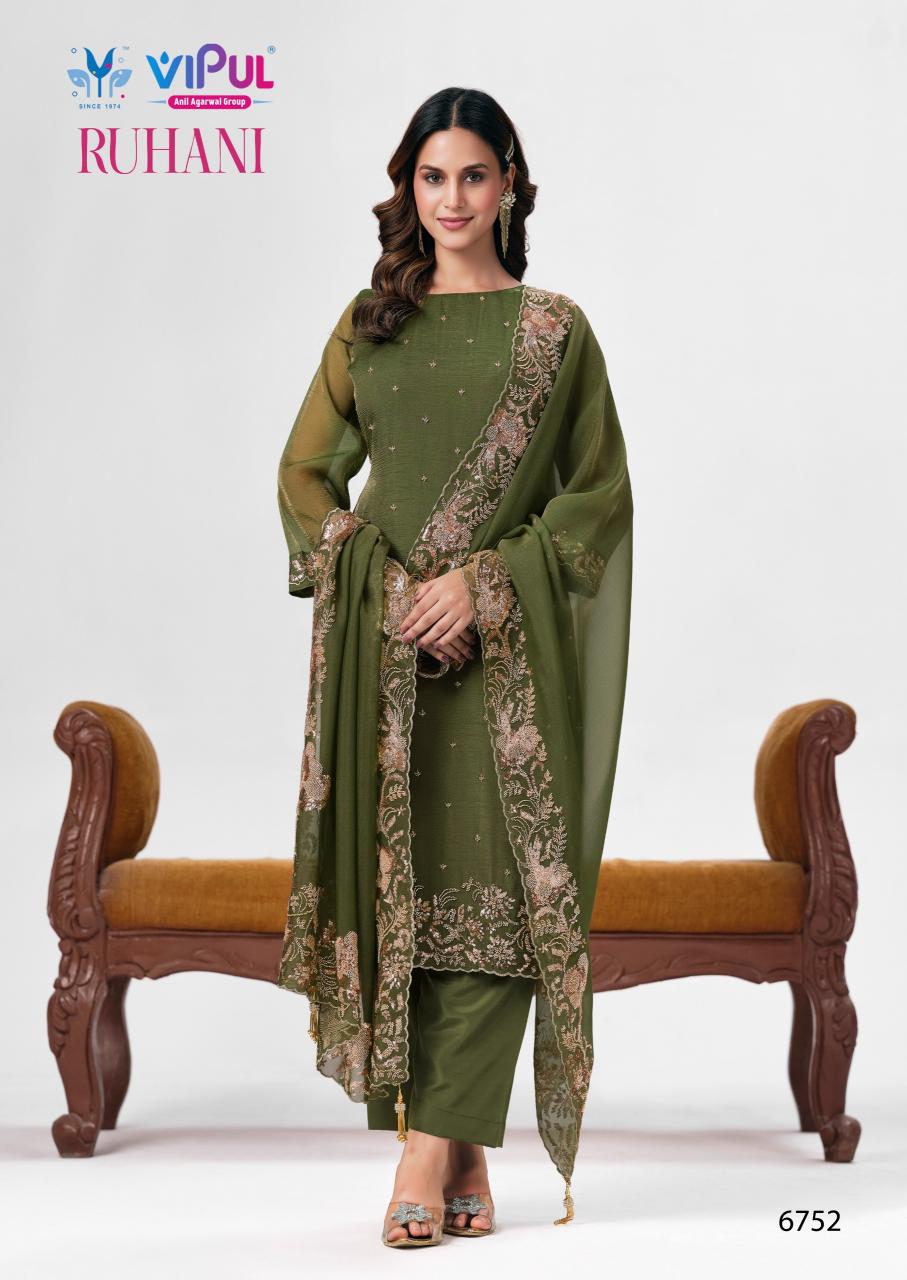 Vipul Ruhani catalog ludhiana design salwar kameez wholesale exporter