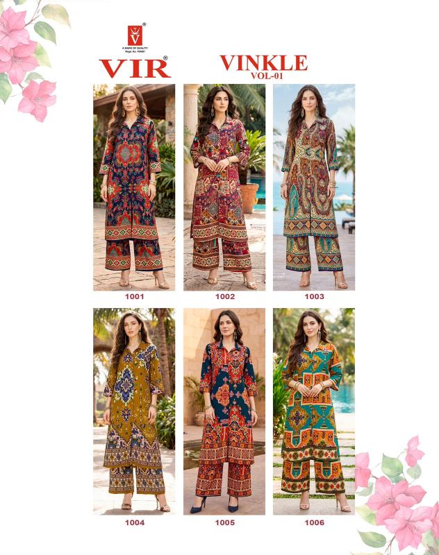 Vir Vinkle vol 1 catalog wholesale co ord set