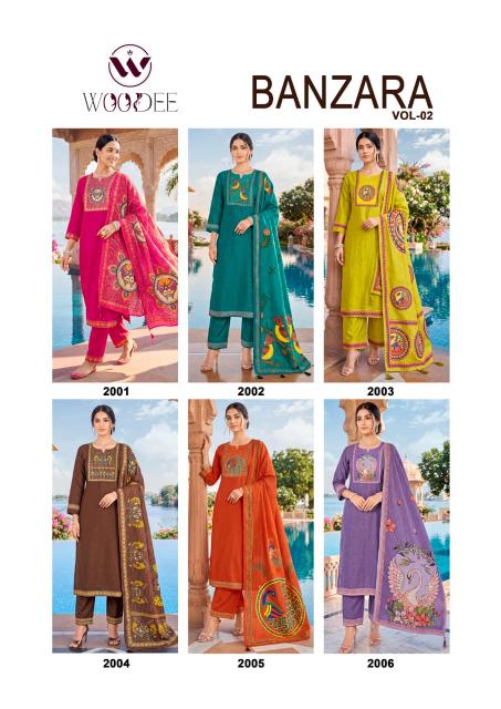 Woodee Banzara vol 2 catalog kurti wholesale price in karachi