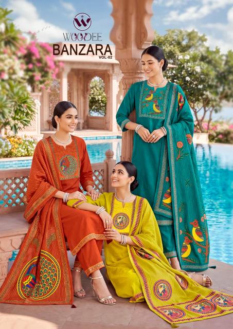 Woodee Banzara vol 2 catalog kurti wholesale price in karachi
