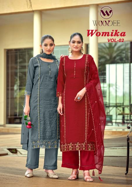 Woodee Womika vol 2 catalog wholesale branded kurtis delivery