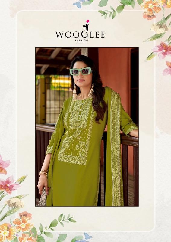 Wooglee Maharani catalog wholesale kurti with plazo
