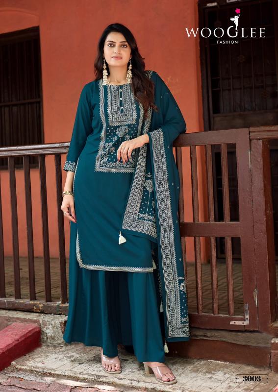Wooglee Maharani catalog wholesale kurti with plazo