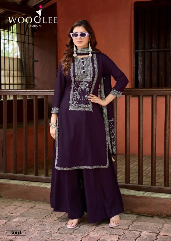 Wooglee Maharani catalog wholesale kurti with plazo