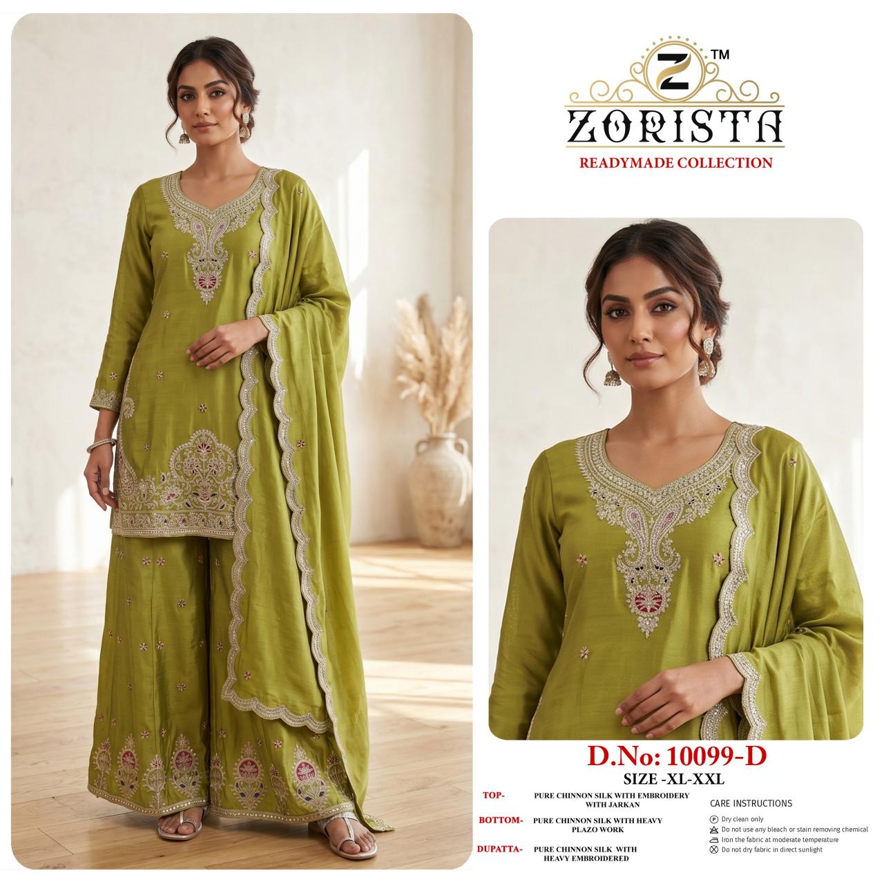 Zorista 10099 catalog pakistani suits wholesalers in surat
