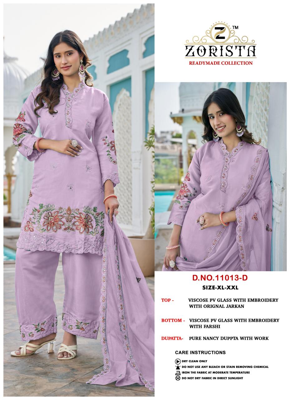 Zorista 11013 catalog wholesale pakistani suits materials