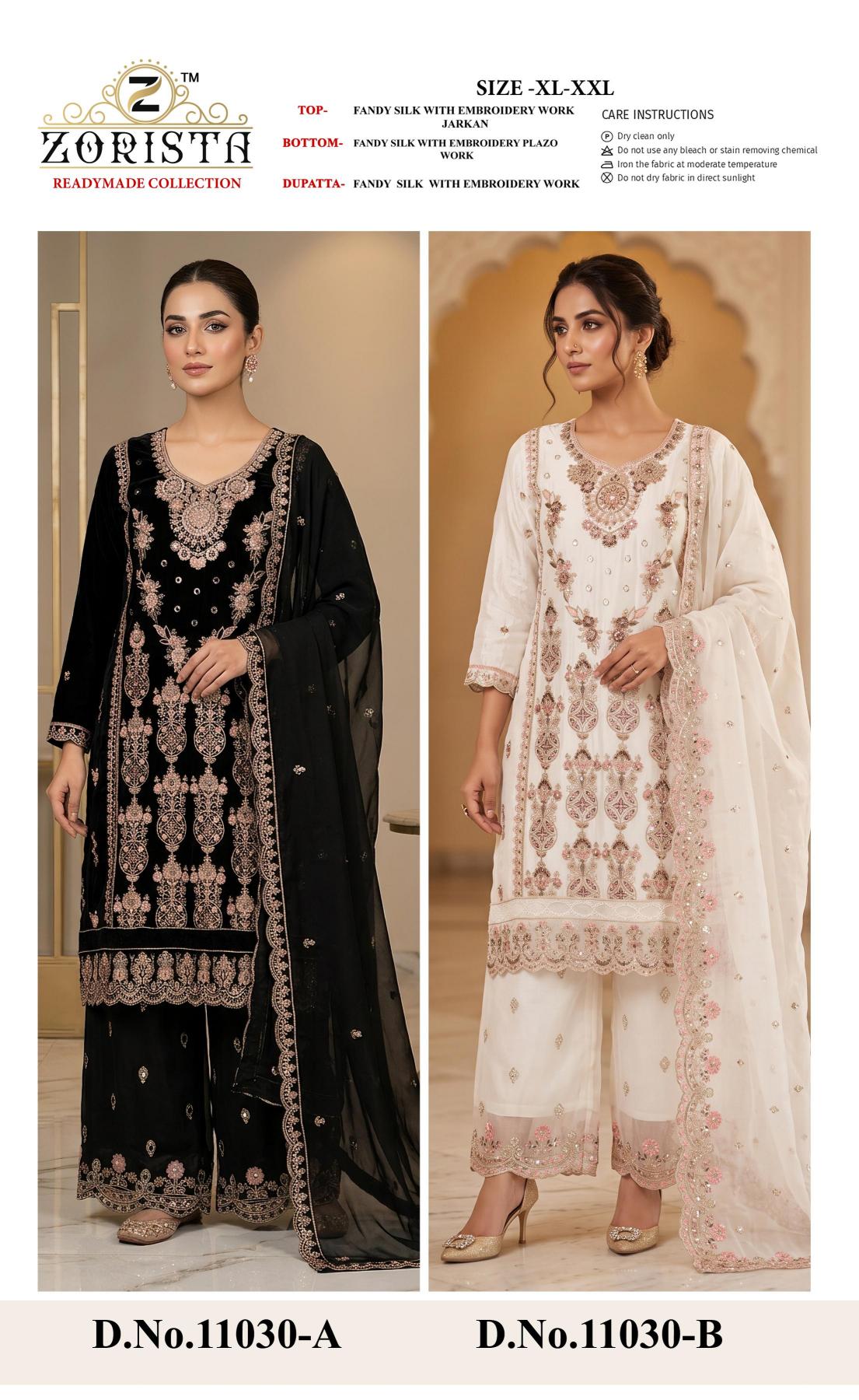 Zorista 11030 catalog pakistani suits wholesale india