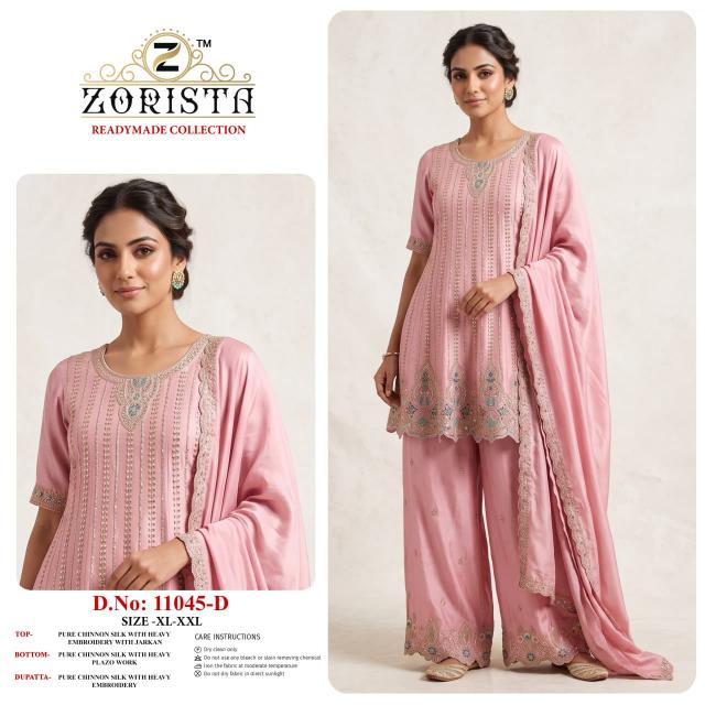 Zorista 11045 catalog pakistani stitched suits wholesale