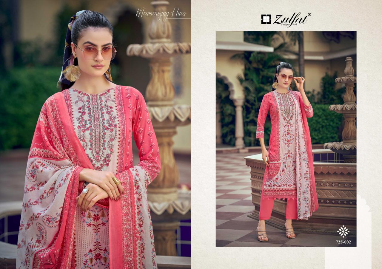 Zulfat Sana Safina vol 6 catalog cotton dress material surat