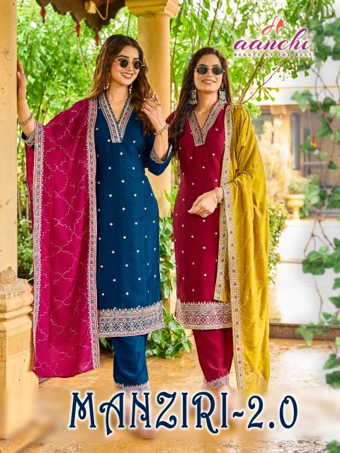 Aanchi Manziri catalog wholesale price for kurti fabrics
