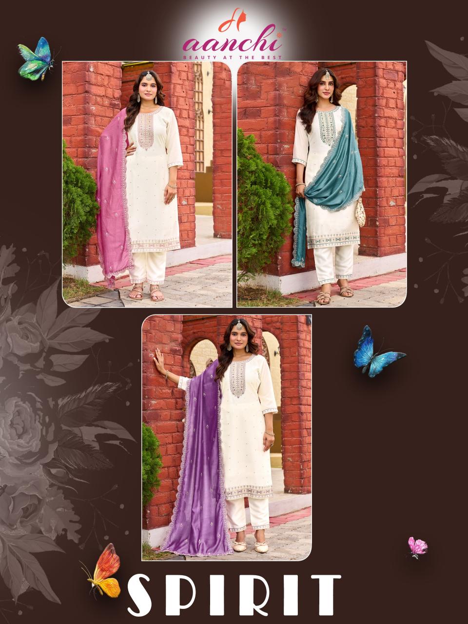 Aanchi Spirit 0.2 catalog wholesale online kurtis in india in surat
