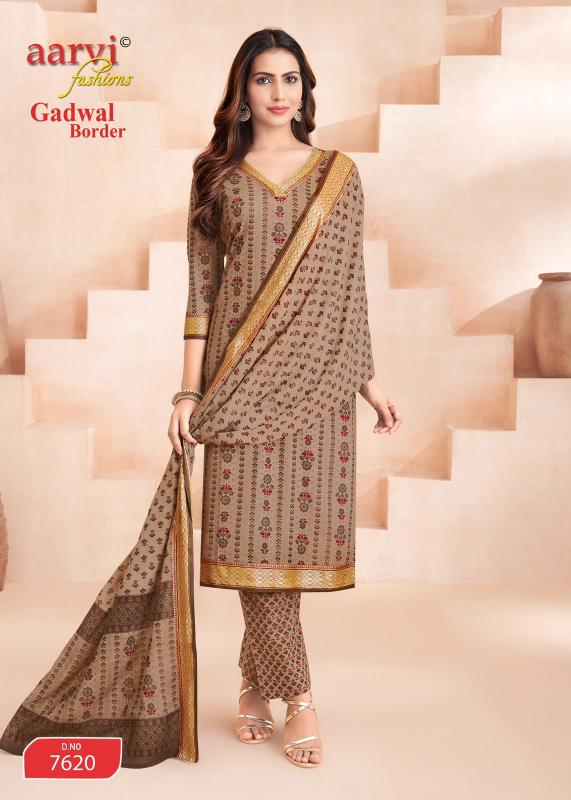Aarvi Gadwal Border Vol-11 – Kurti Pant With Dupatta - Wholesale Catalog