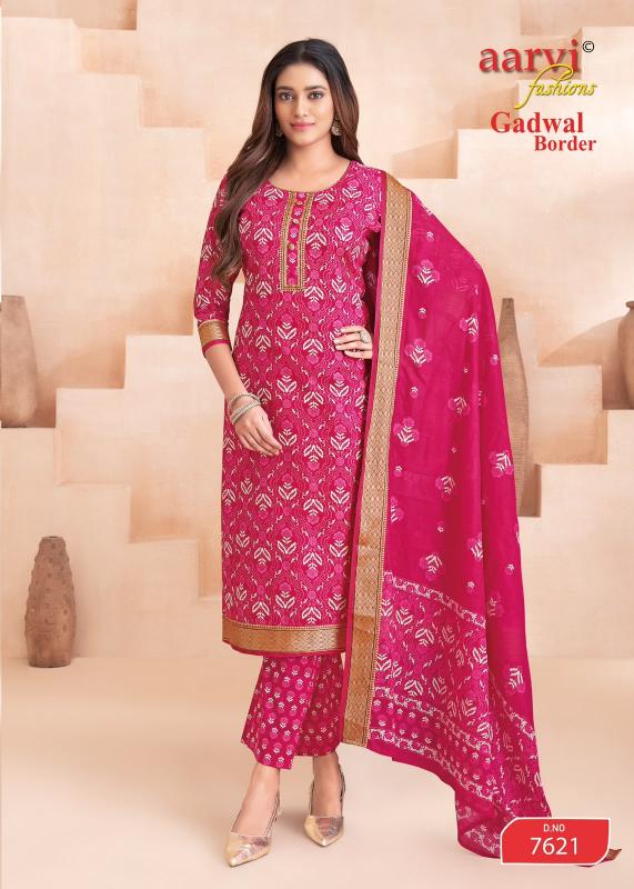 Aarvi Gadwal Border Vol-11 – Kurti Pant With Dupatta - Wholesale Catalog