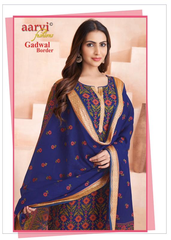 Aarvi Gadwal Border Vol-11 – Kurti Pant With Dupatta - Wholesale Catalog