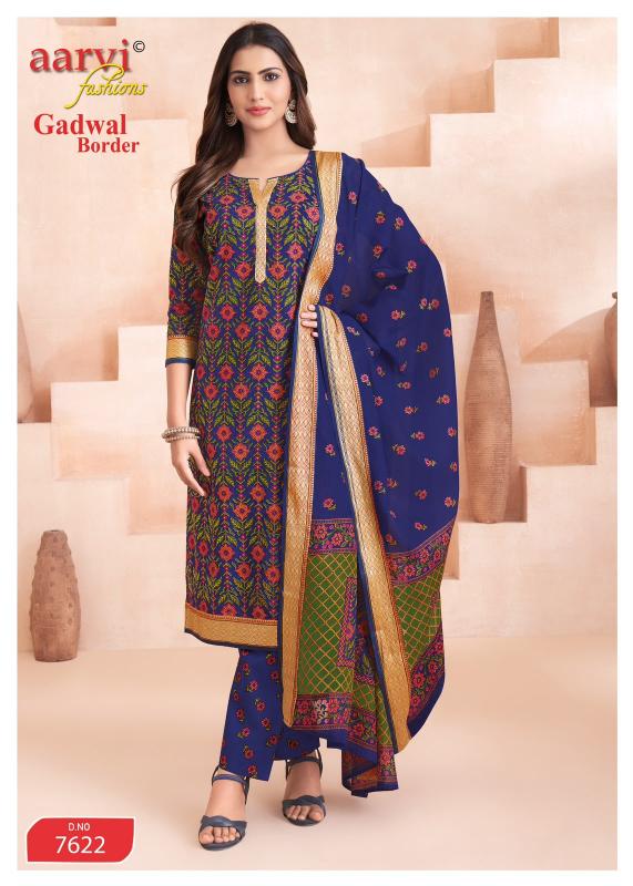 Aarvi Gadwal Border Vol-11 – Kurti Pant With Dupatta - Wholesale Catalog