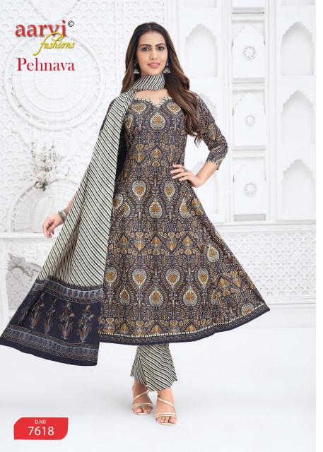 Aarvi Pehnava Vol-2 – Anarkali Style Kurti Pant With Dupatta - Wholesale Catalog