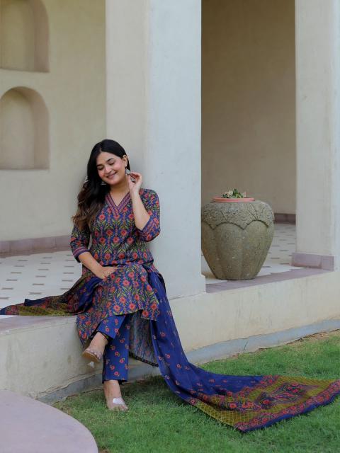 Aarvi Plus Princess Vol-6 – Kurti Pant With Dupatta - Wholesale Catalog