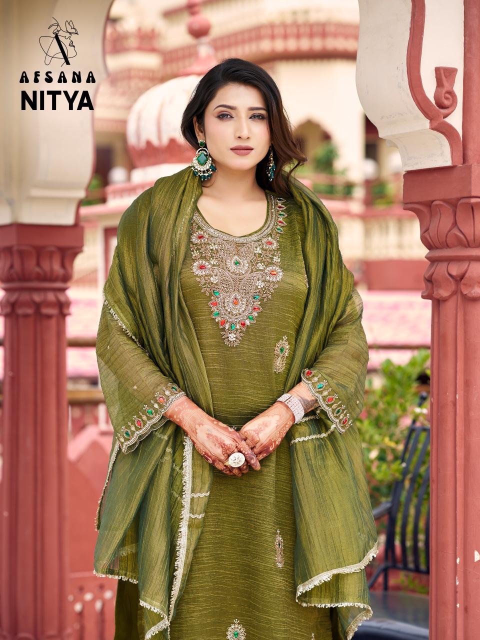 Afsana Nitya catalog designer salwar kameez wholesalers india