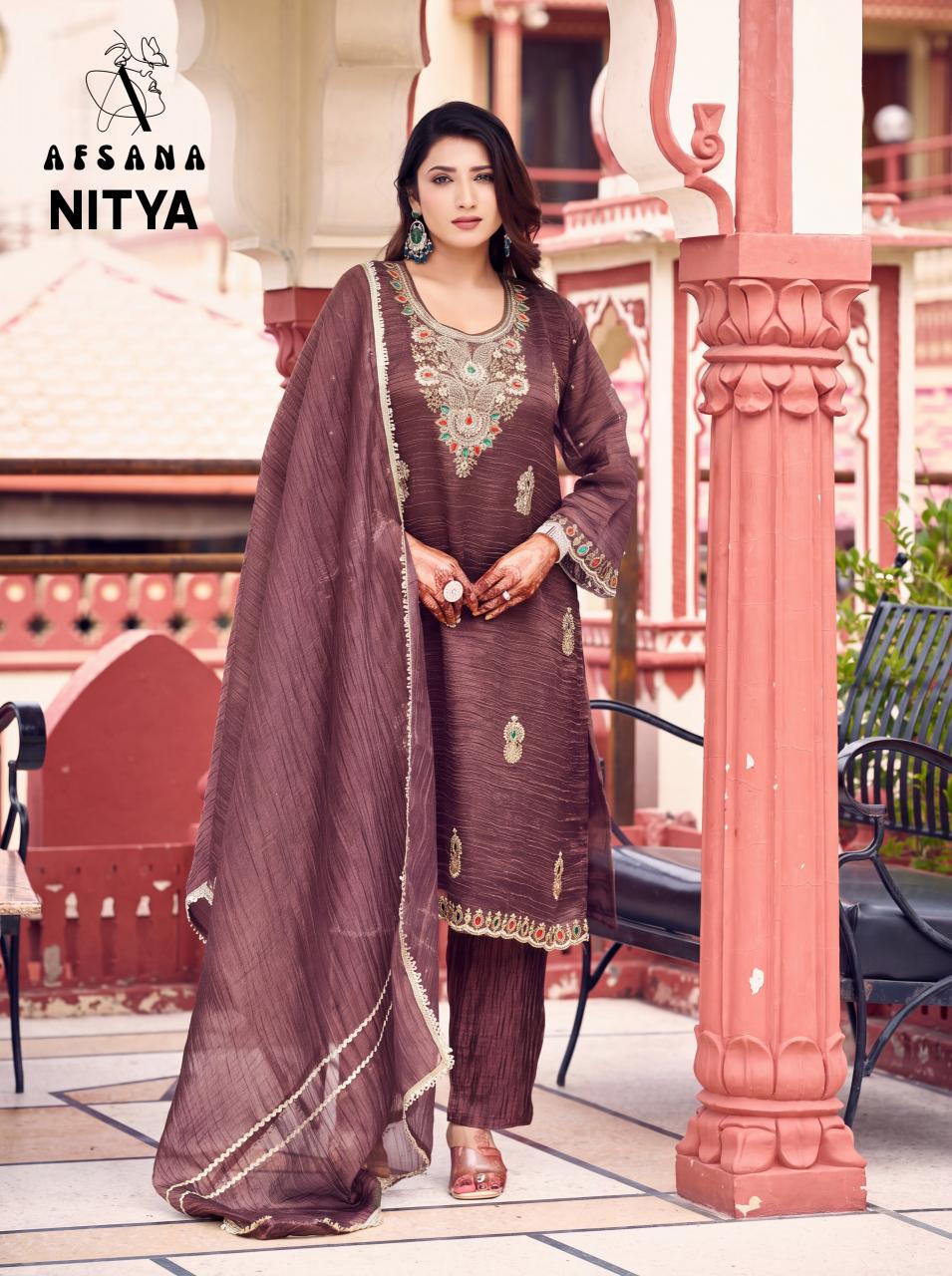 Afsana Nitya catalog designer salwar kameez wholesalers india