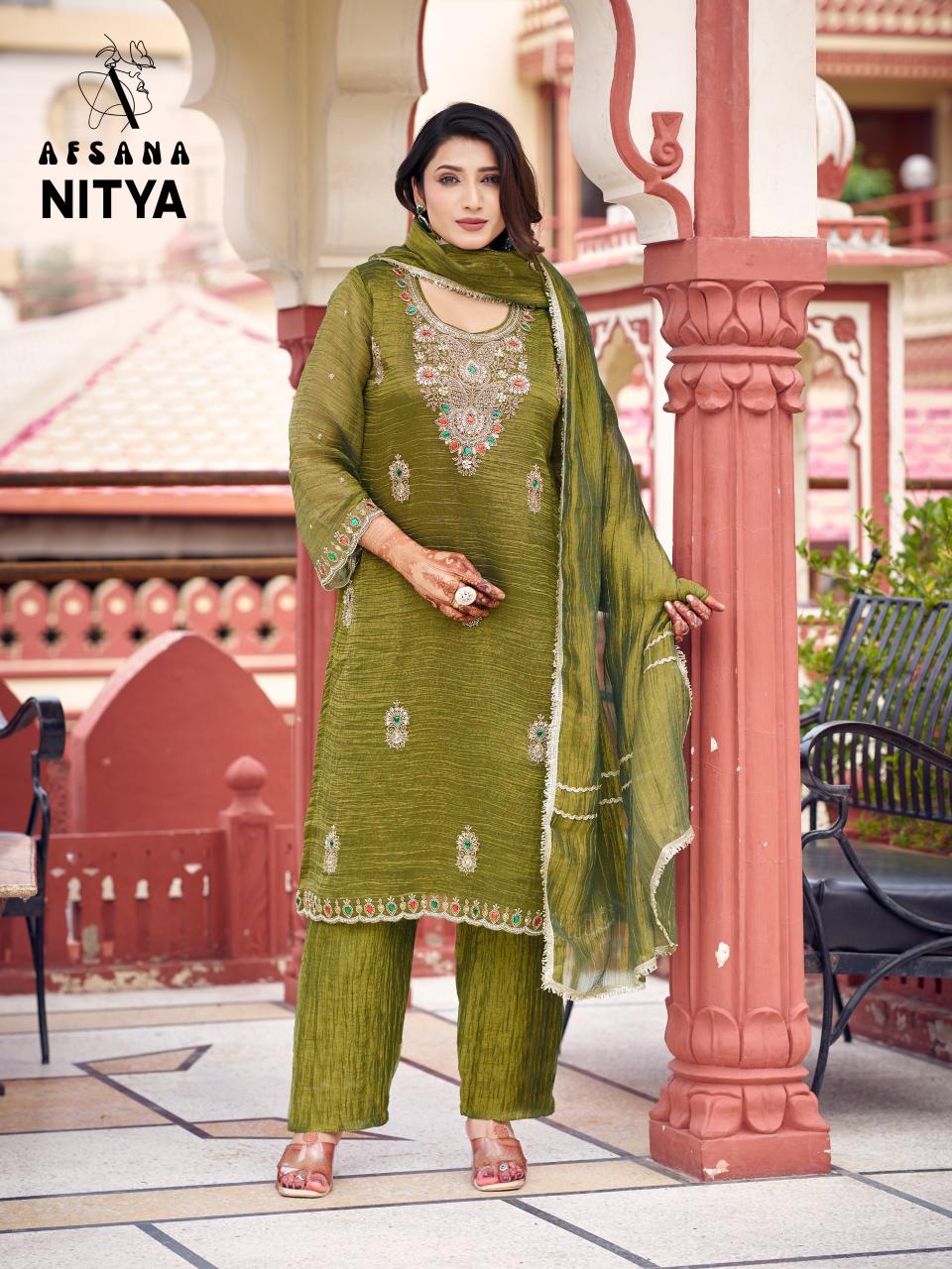 Afsana Nitya catalog designer salwar kameez wholesalers india
