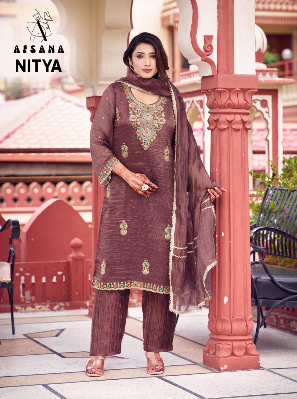 Afsana Nitya catalog designer salwar kameez wholesalers india