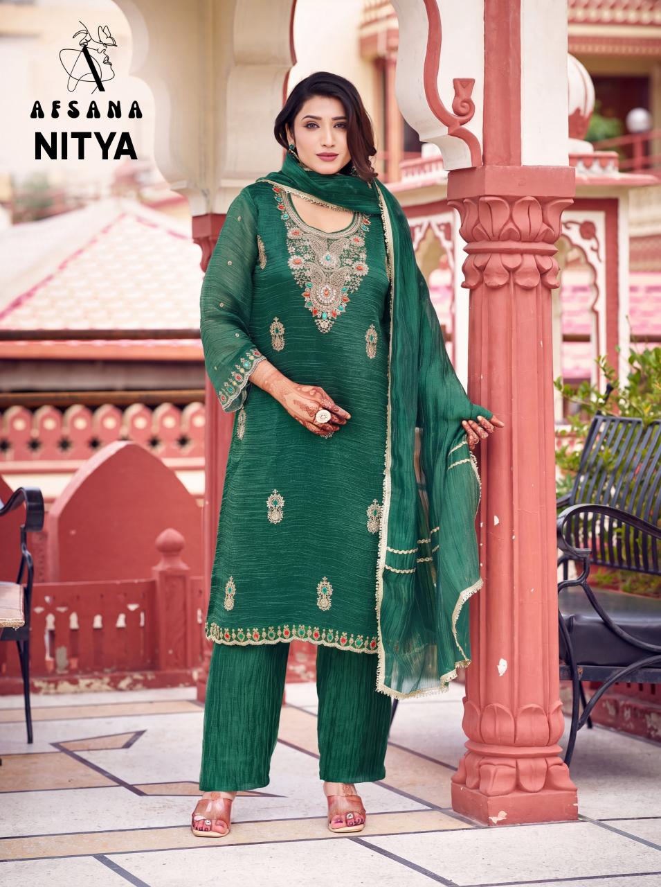 Afsana Nitya catalog designer salwar kameez wholesalers india