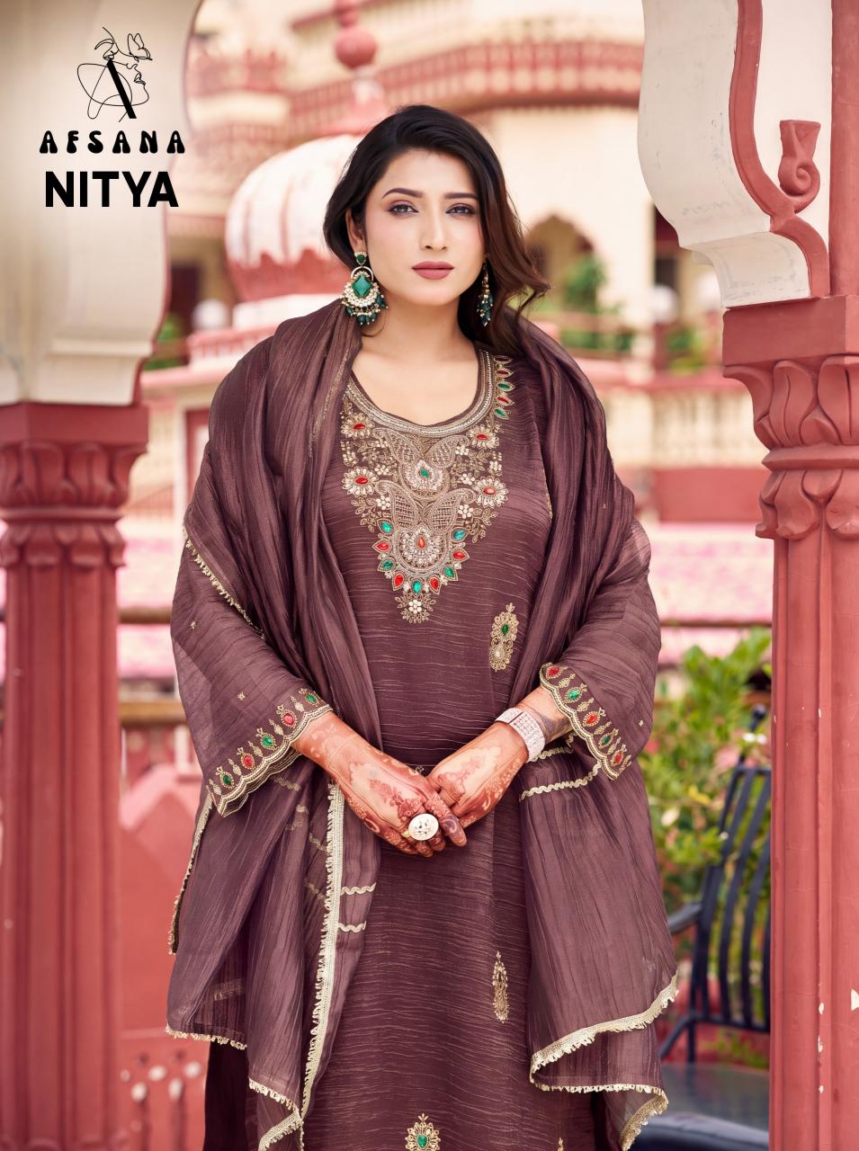 Afsana Nitya catalog designer salwar kameez wholesalers india