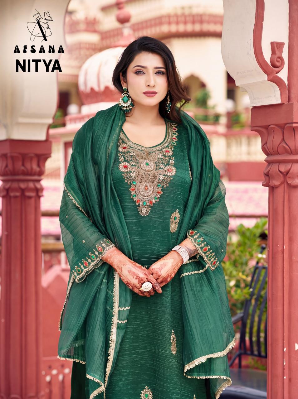 Afsana Nitya catalog designer salwar kameez wholesalers india