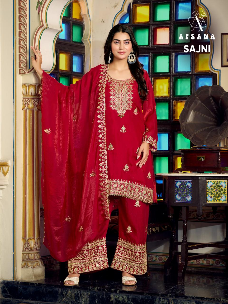 Afsana Sajni catalog designer salwar kameez wholesalers uk