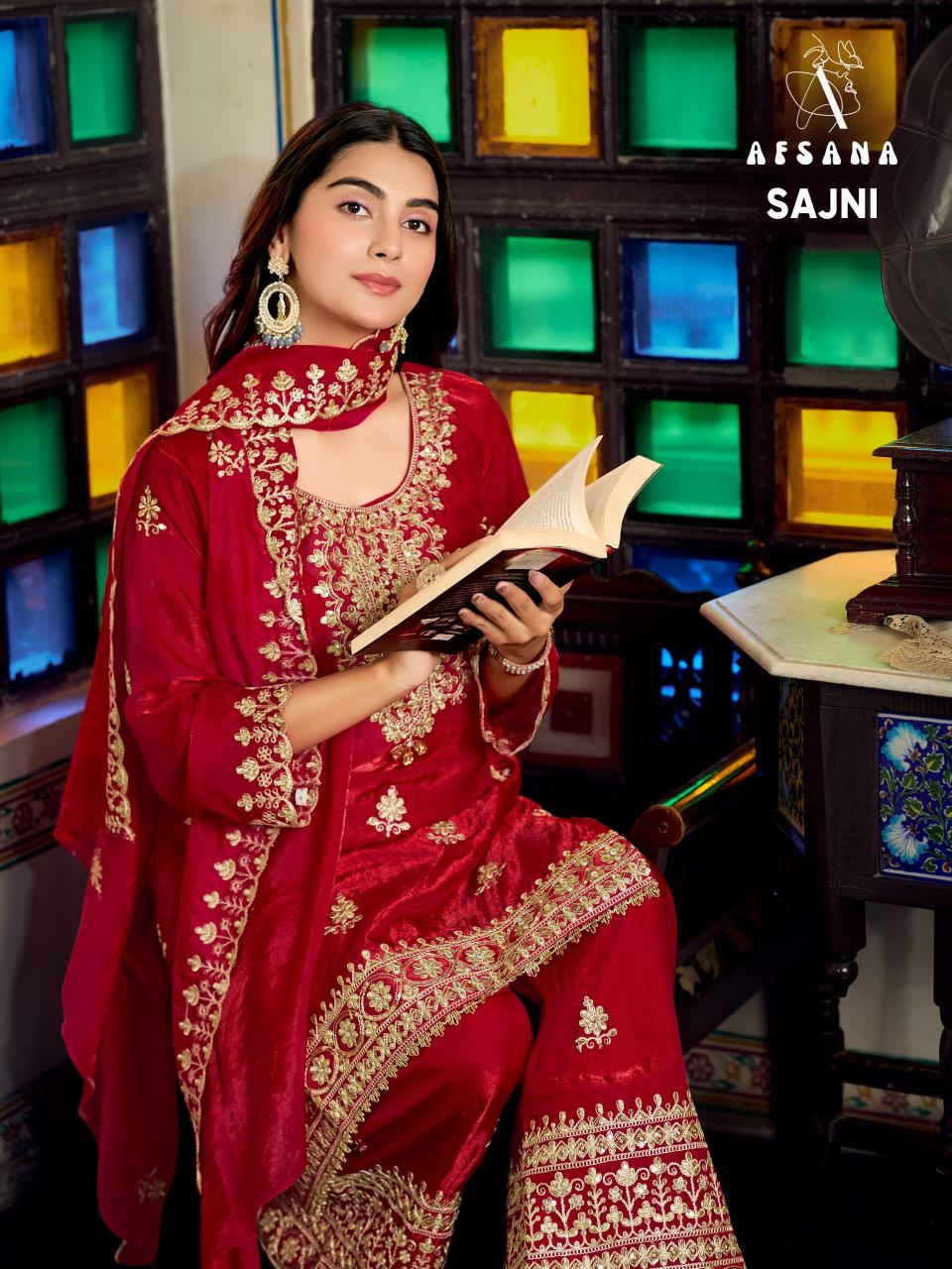 Afsana Sajni catalog designer salwar kameez wholesalers uk