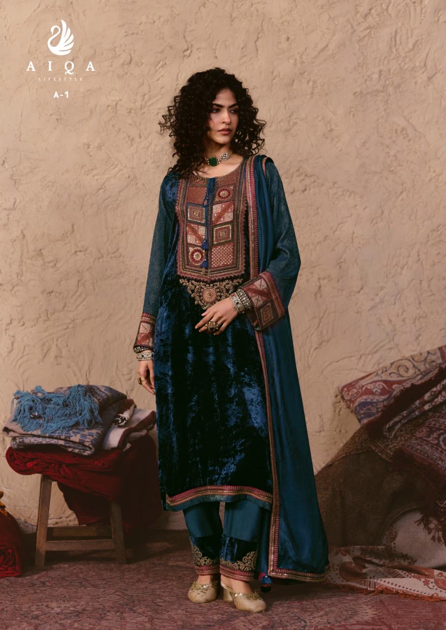 Aiqa Nooren catalog dubai salwar kameez wholesalers