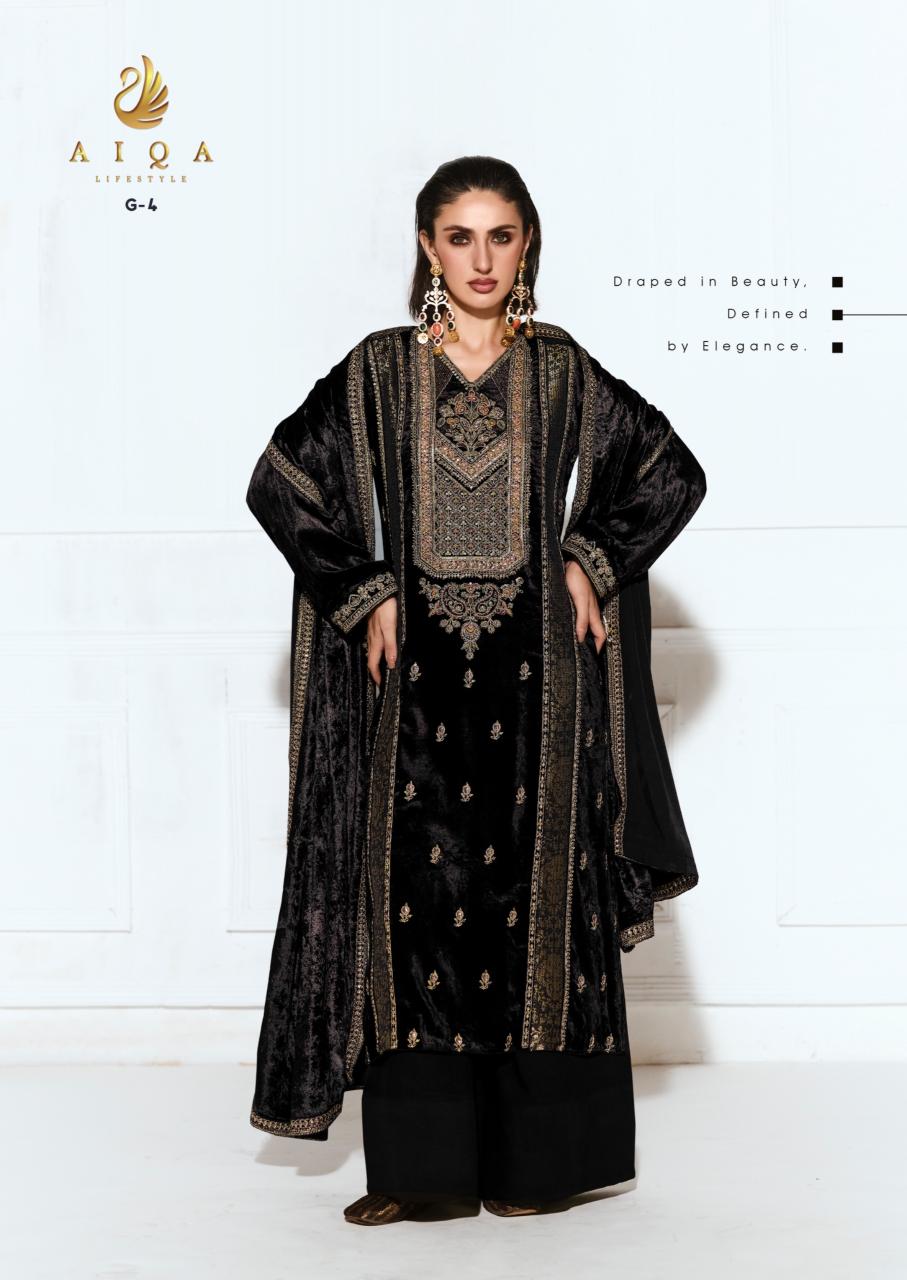 Aiqa Rubaab catalog indian salwar kameez wholesale price