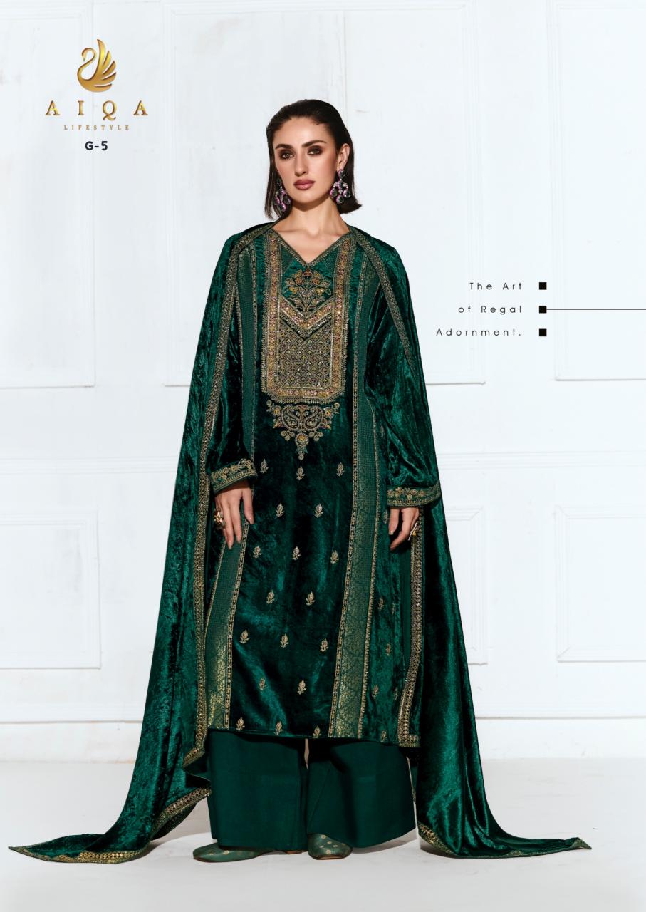 Aiqa Rubaab catalog indian salwar kameez wholesale price