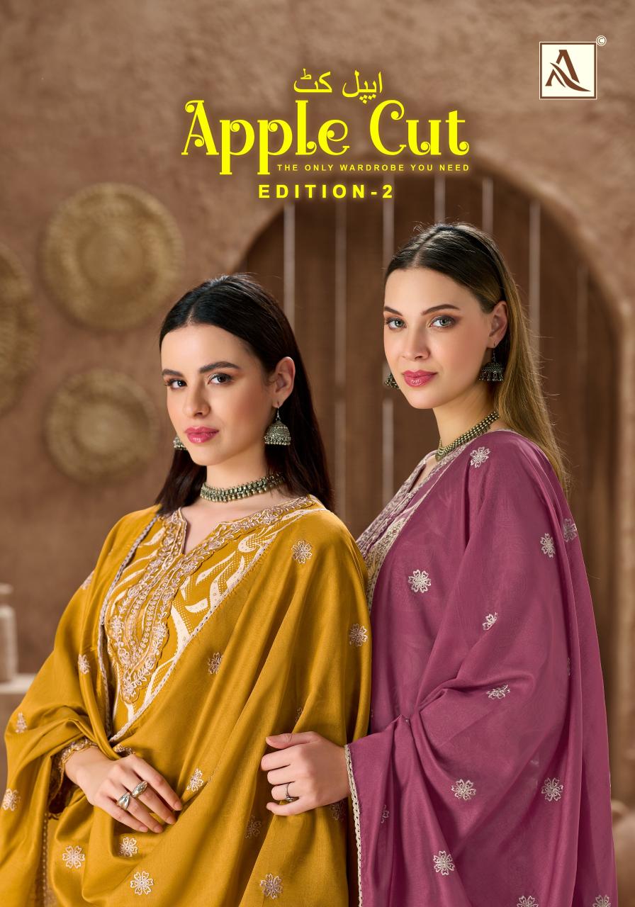 Alok Apple cut vol 2 catalog surat dress material market online