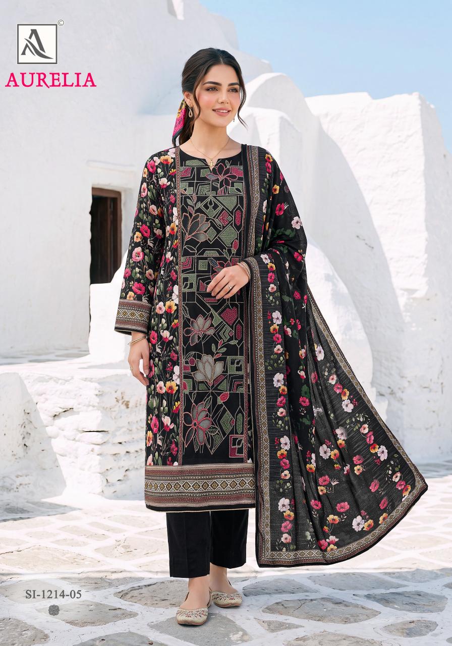 Alok Aurelia catalog surat wholesale market dress materials in pirce