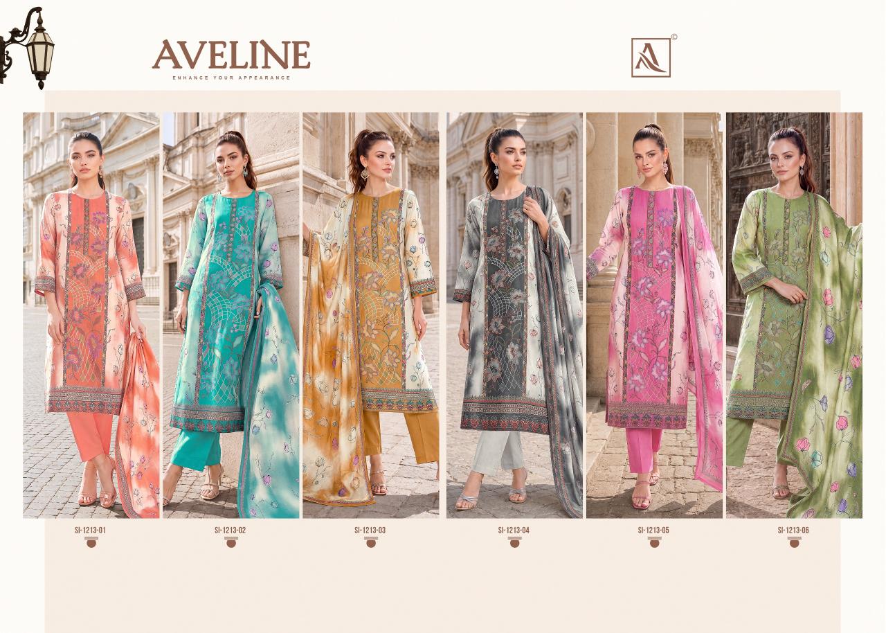 Alok Aveline catalog dress materials wholesale