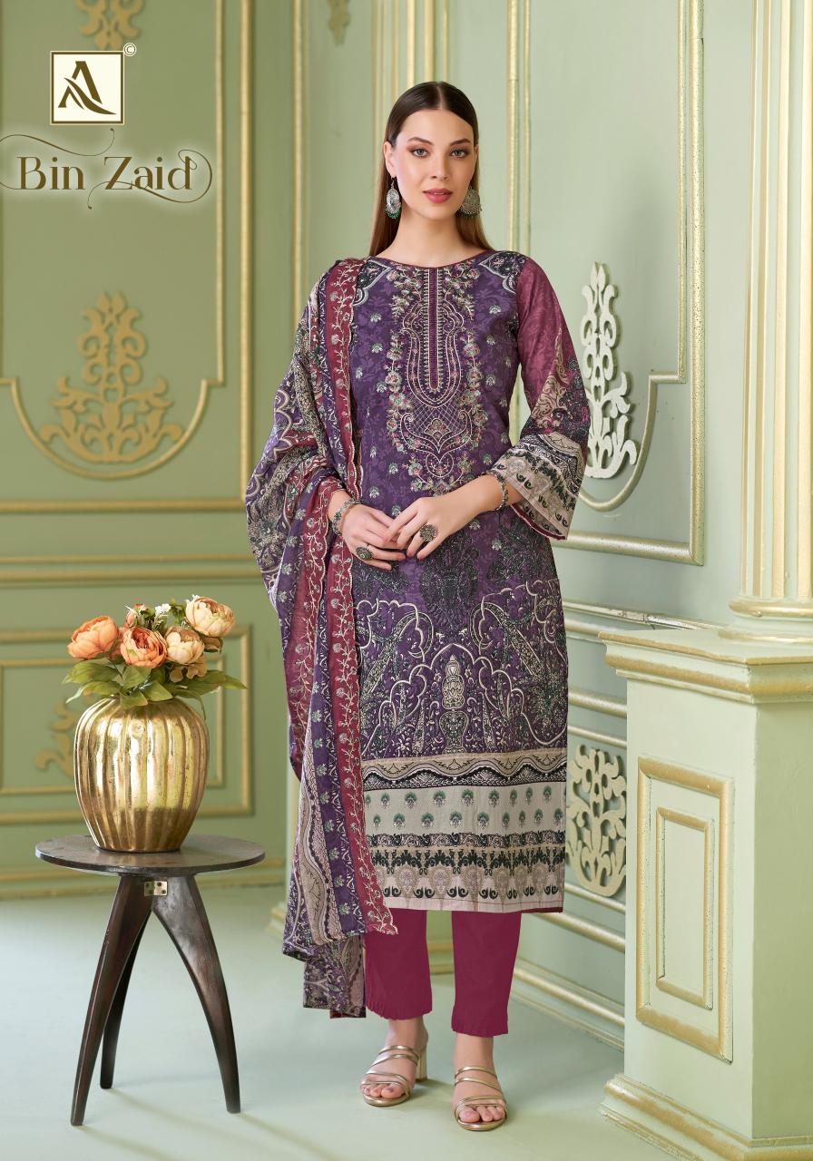 Alok Bin Zaid Catalog dress material wholesale in surat
