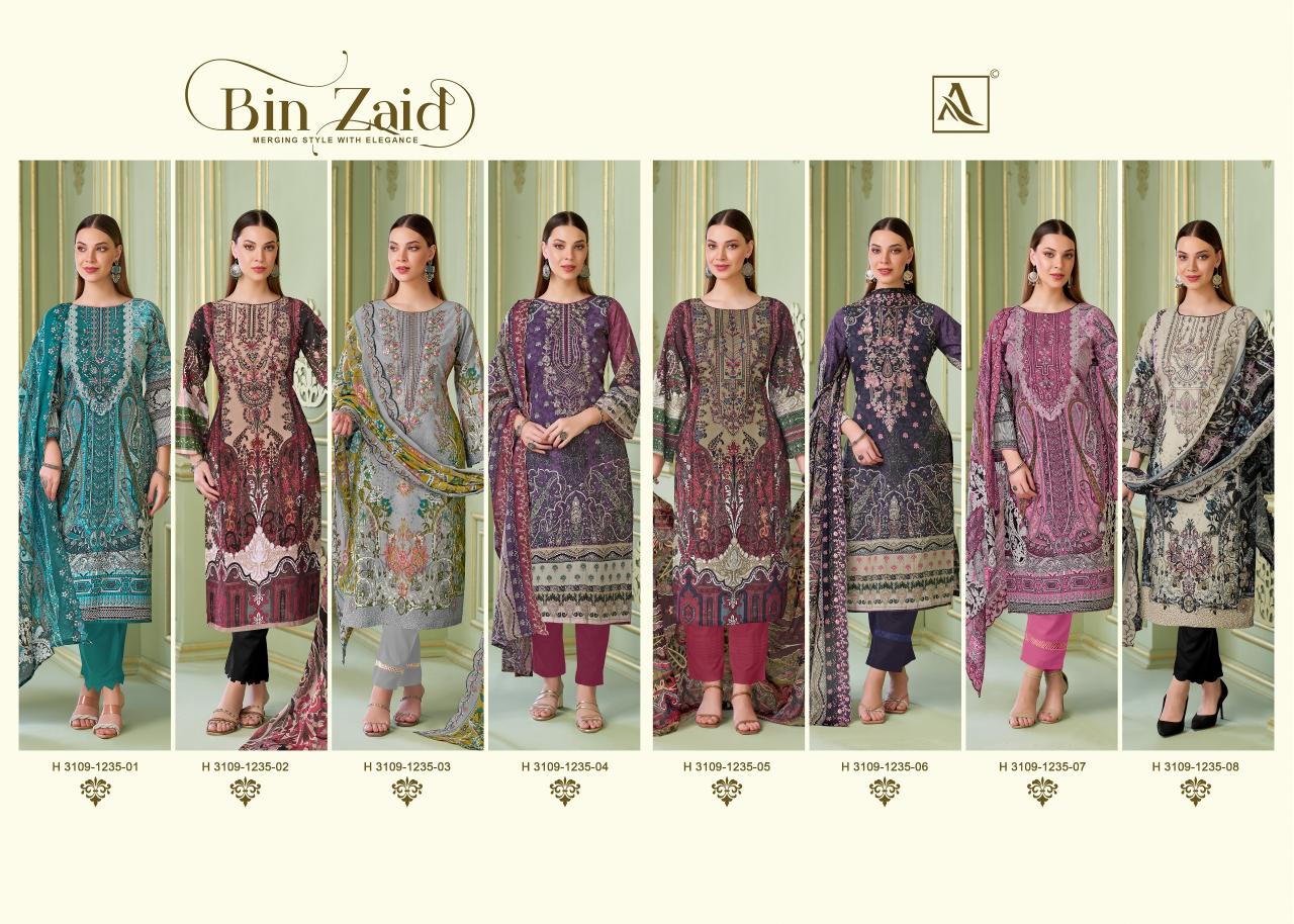 Alok Bin Zaid Catalog dress material wholesale in surat