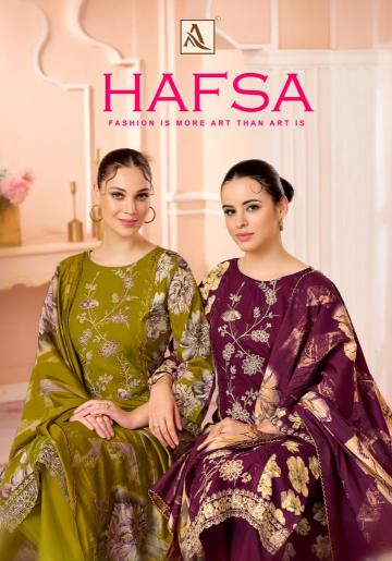 Alok Hafsa catalog surat dress material catalogue