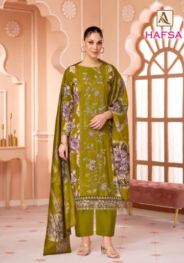 Alok Hafsa catalog surat dress material catalogue