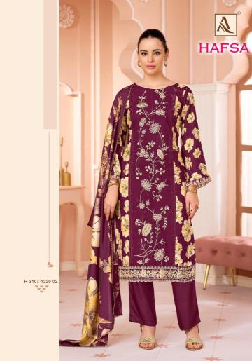 Alok Hafsa catalog surat dress material catalogue