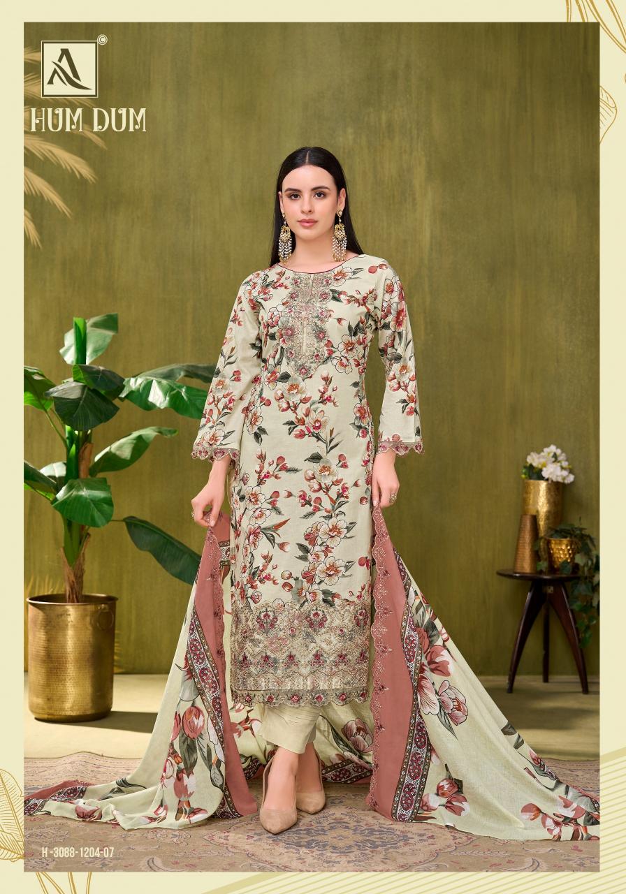 Alok Hum Dum catalog textile zone wholesale dress materials surat gujarat