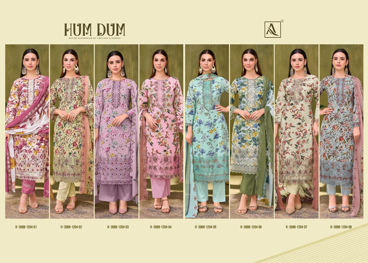 Alok Hum Dum catalog textile zone wholesale dress materials surat gujarat