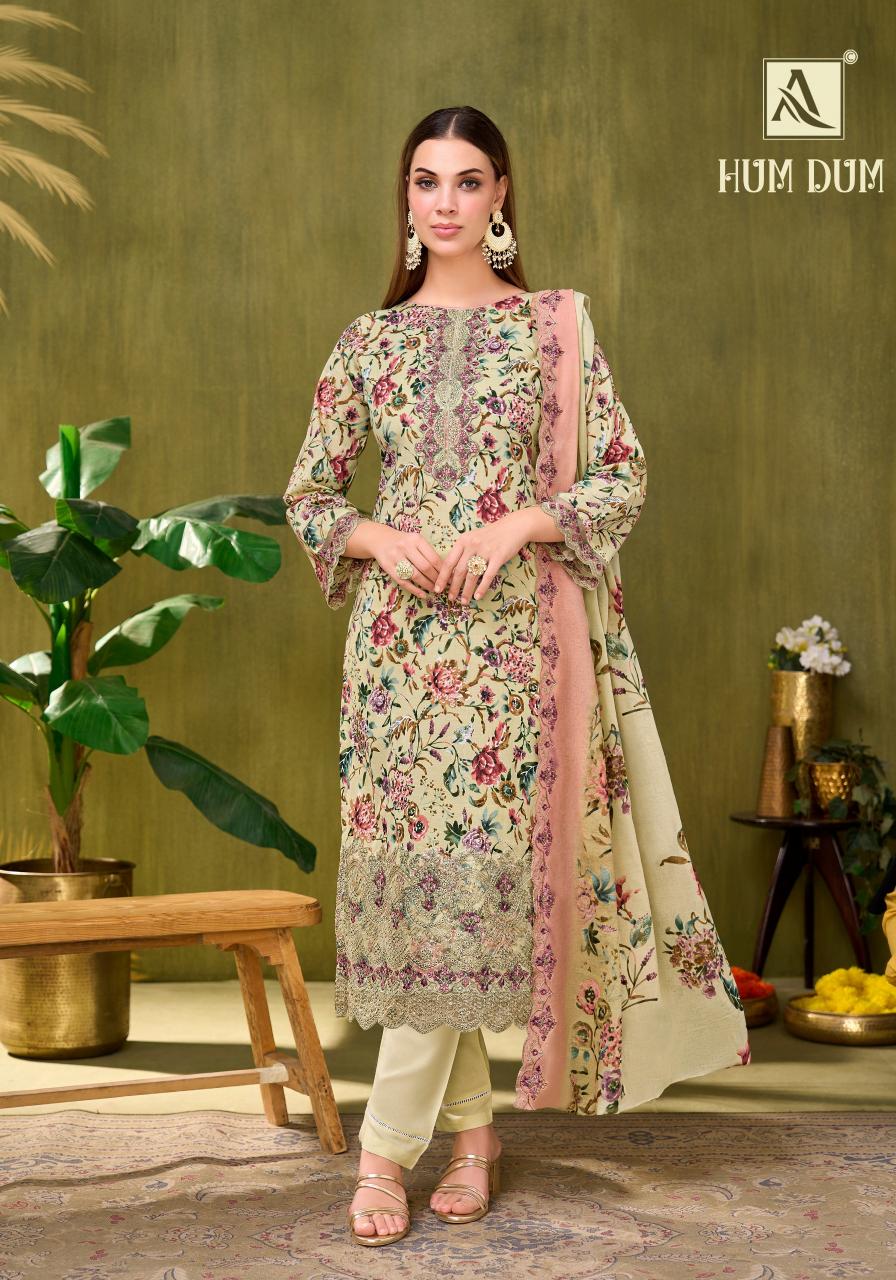 Alok Hum Dum catalog textile zone wholesale dress materials surat gujarat
