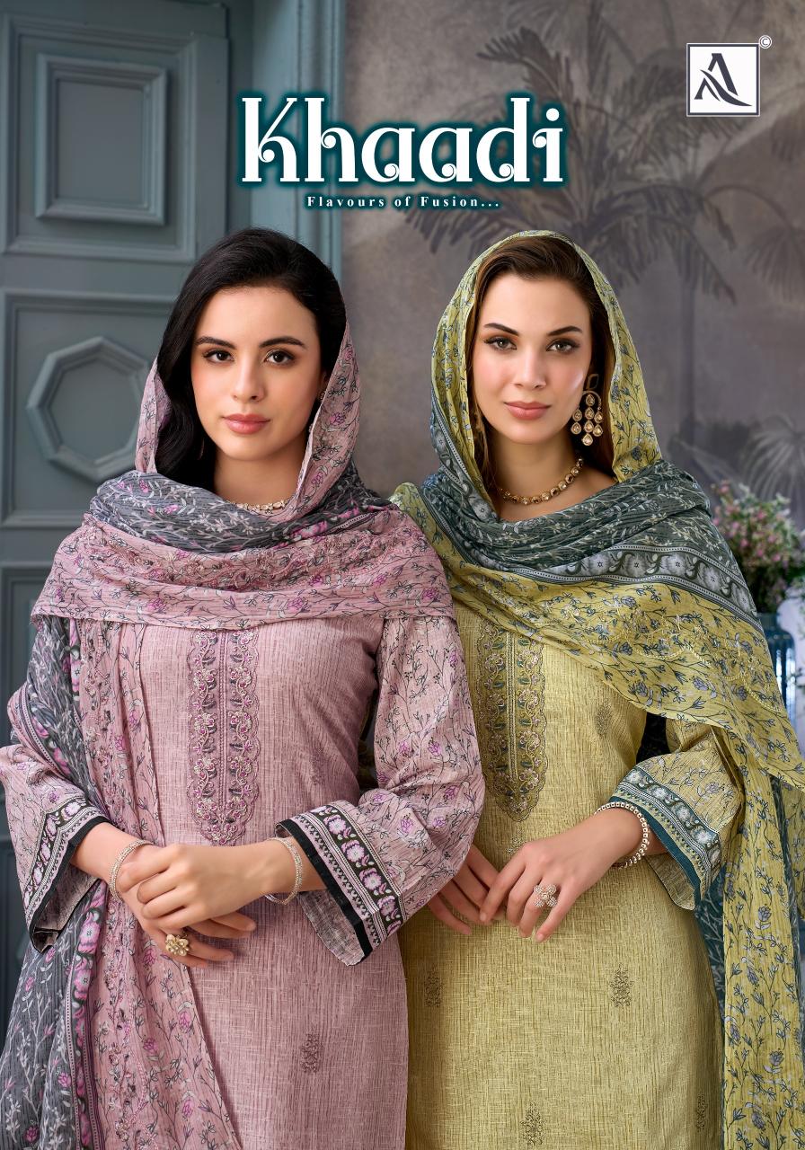 Alok Khaadi catalog surat dress material sdc 0621