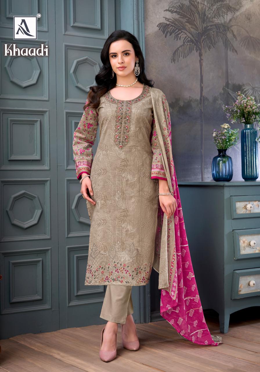 Alok Khaadi catalog surat dress material sdc 0621